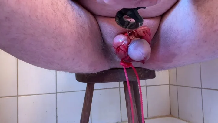 Bloody CBT Needling – Deep Testicle Penetration