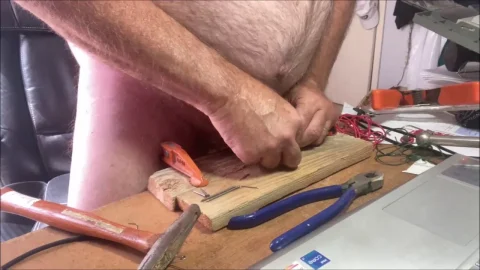 5lb Ballstretch Nailed Balls Cumshot