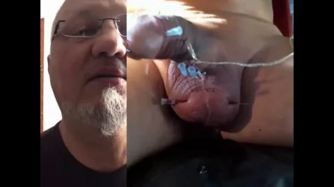 Needles in Cock Head and Balls Together | PenisCrush.com