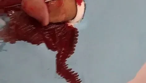 A needle in my cockhead makes me cum 16G