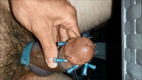 15 more Needles after the 50 Needles Torture | PenisCrush.com