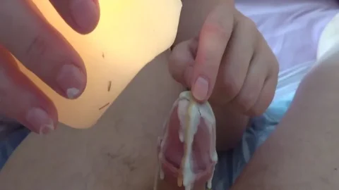 BBW pours wax on my penis and testicles | PenisCrush.com