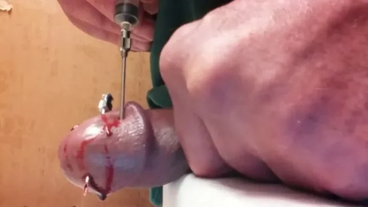 Long Thick Needles Destroying Cock | PenisCrush.com